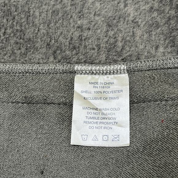 Orton Brothers Vest Men Large Full Zip Gray Fleece Outdoor Zipper Pockets Hiking - Picture 8 of 8